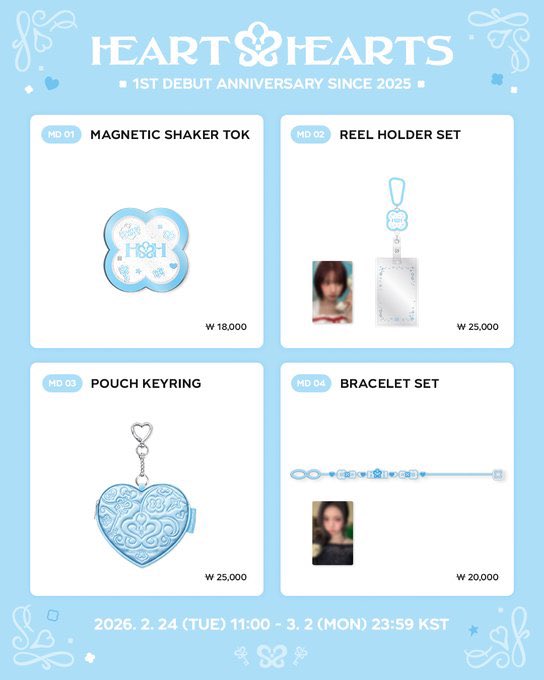 ttandcantstop's tweet photo. pls rt + follow สุ่มแจก 100฿
#พรีกับเอชเอช

(pre) Hearts2Hearts 1st Anniversary MD
https://t.co/ruikTkCI3I

Tok : 420฿
Pouch Keyring : 560฿
Reel Holder Set : 560฿
Bracelet : 450฿

- ร่วมลุ้นรับ Bracelet ฟรี 😻
- ปิดรับ 2 มีนาคม 12:00 น.
- เว็บจัดส่งกลางเดือนพฤษภาคม
#ตลาดนัดH2H https://t.co/gFjxbSlKiO