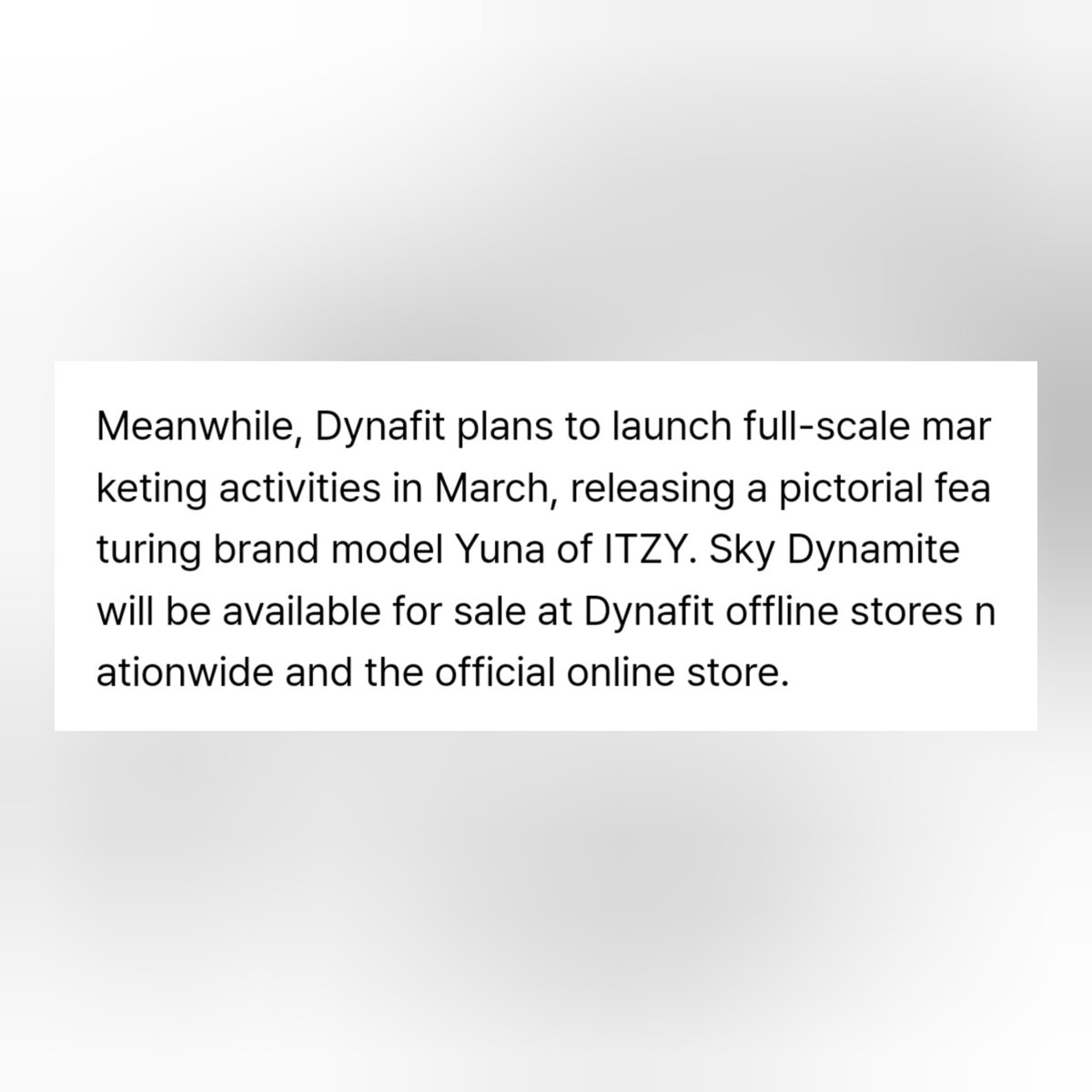 INFO] ITZY's Yuna will be featured in a new DYNAFIT pictorial set