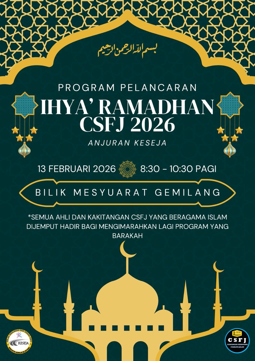 Cawangan Senggara Fasiliti Jalan (CSFJ) tweet media