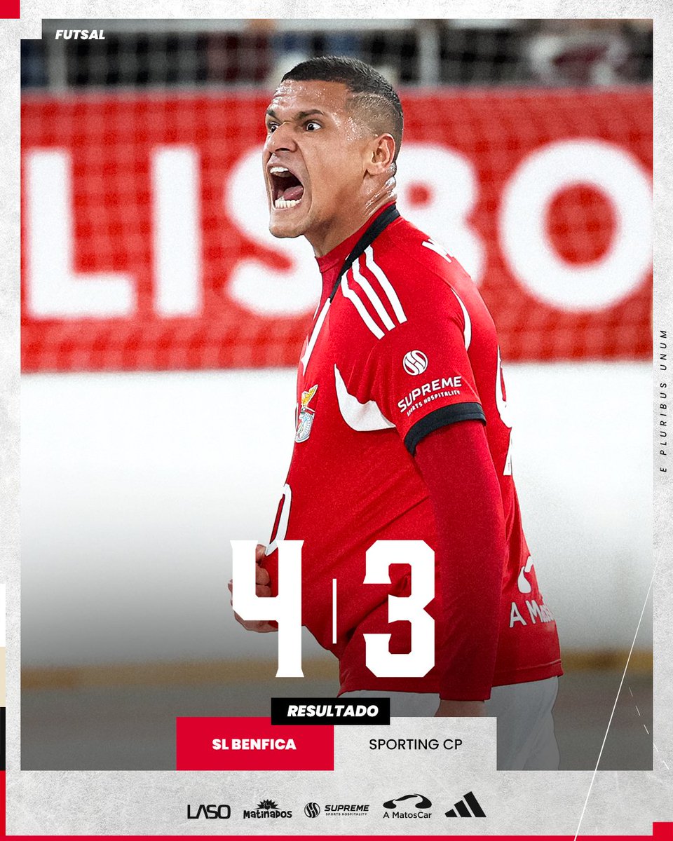 𝐉𝐮𝐧𝐭𝐨𝐬. Até ao fim! 🔴⚪

#FutsalBenfica