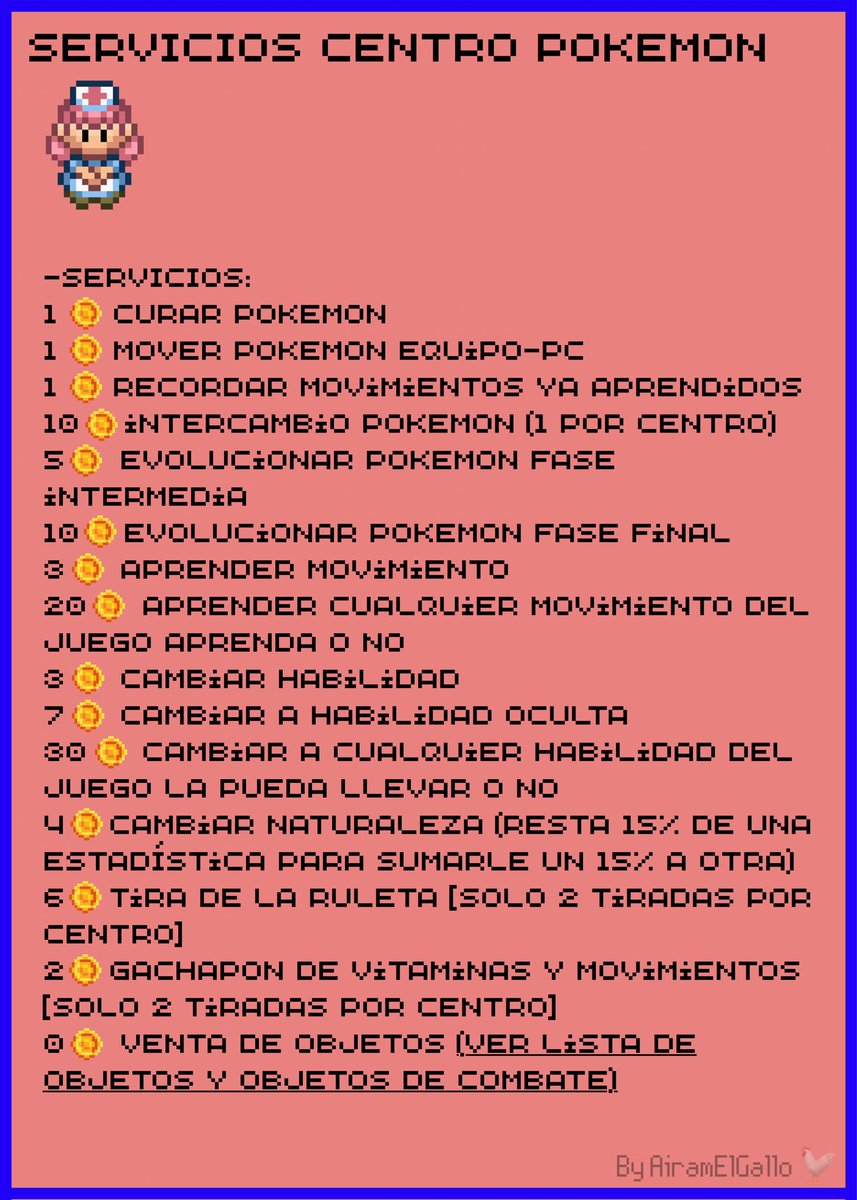 PokemonDnC's tweet photo. Todos los Pokemon estarán balanceados como si estuvieran a nivel 50. Porque realmente no habrá niveles, se evolucionará a cambio de dinero y se aprenderá movimientos de la misma manera. Aprendiendo un movimiento aleatorio de entre todos los aprendibles por cada Pokemon. https://t.co/JvmDOCPZCj