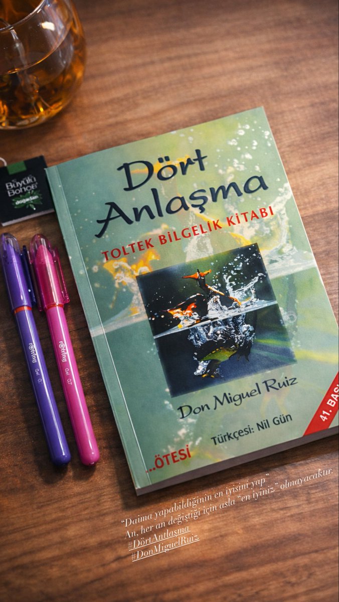EsraSertoglu's tweet photo. “Daima yapabildiğinin en iyisini yap”
An, her an değiştiği için asla “en iyiniz” olmayacaktır.
#DörtAntlaşma
#DonMiguelRuiz https://t.co/2qt7qFkOHd