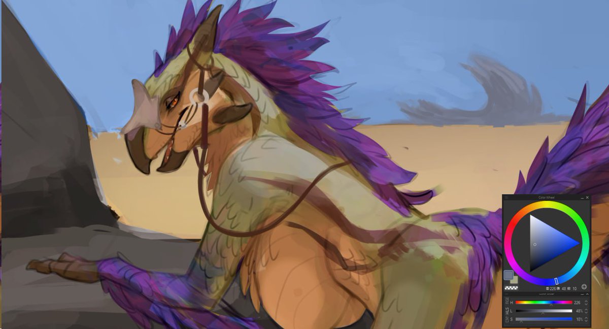 Time to unwind after a hunt.
Another fanart incoming~ 💚