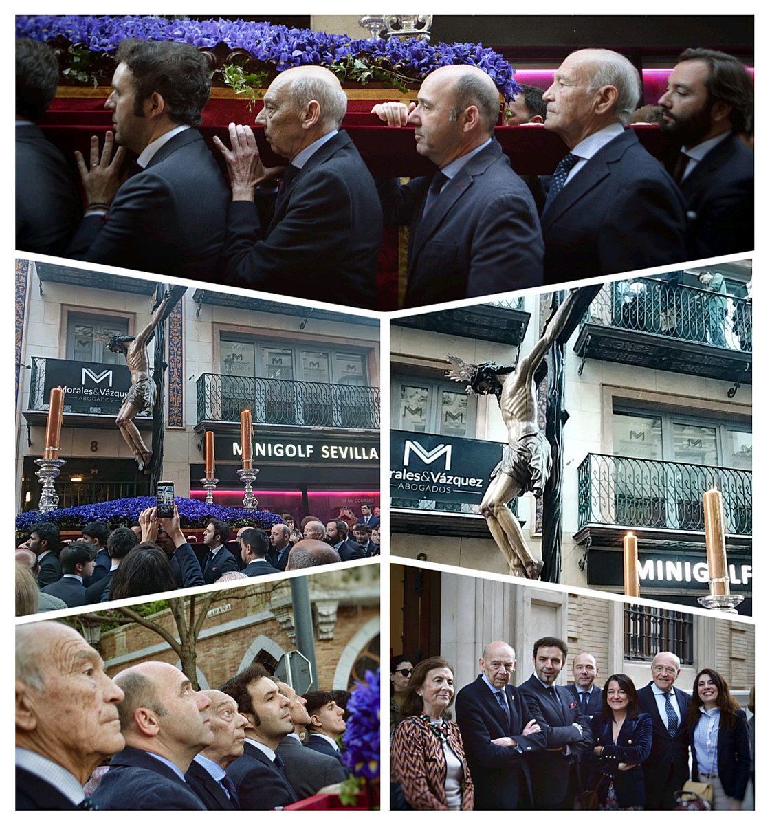 Una tarde inolvidable en el <a href="/ateneodesevilla/">Ateneo de Sevilla</a> portando al Stmo. Cristo de la Buena Muerte de la <a href="/HdadHiniesta/">Hermandad de La Hiniesta</a>  con motivo del L Vía Crucis oficial del Consejo de Hermandades y Cofradías de la ciudad de Sevilla.