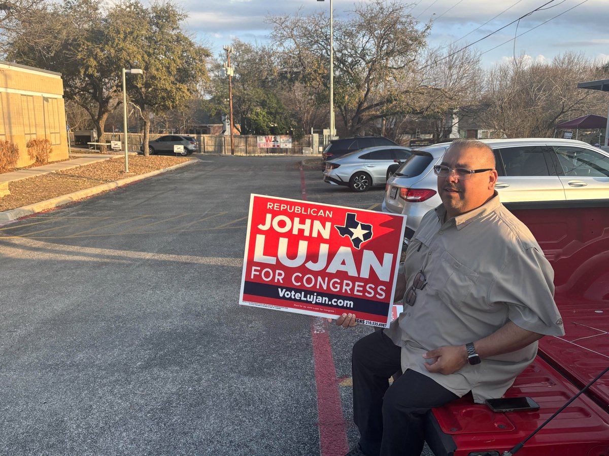 RyanGuillen's tweet photo. Saturday, I was in Bexar county at the polls where there was great enthusiasm for my friends @LaHood4Texas @DorazioforTexas. Also, there was a very encouraging turnout for my colleague @LujanForTX in his congressional race - make sure to hit the polls! #HD121 #HD122 #TXCD35 https://t.co/VNDPS2QI5P