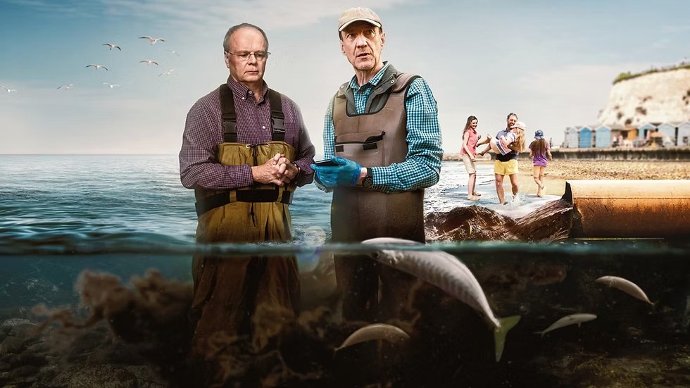 5beers's tweet photo. @macquariebank The Channel 4 series called 'Dirty Business' telling the public your true (brown) colours in polluting the rivers and the seas around the UK. Macquarie Bank - infected by the sickness of Greed. https://t.co/0gaVT7jVvz
