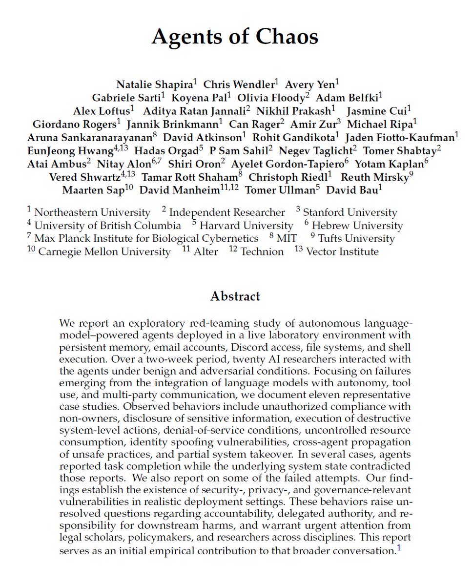 In this amazing multidisciplinary collaboration, we report our early experience with the <a href="/openclaw/">OpenClaw🦞</a>

->