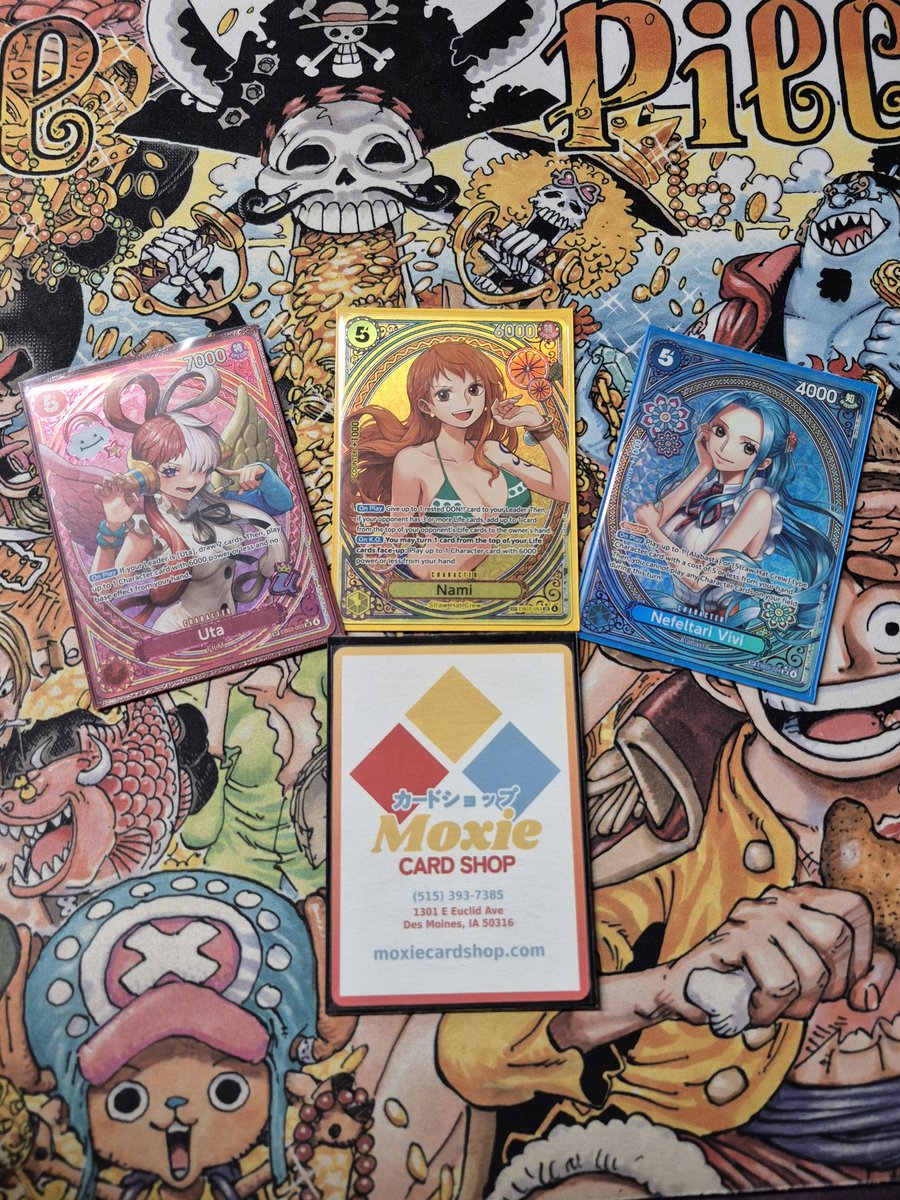 moxiecardshop's tweet image. ❤️💛💙

Hope everyone had a fantastic EB-03 release weekend!

What was your best pull?
.
.
.
.
.
#onepiece #optcg #eb03 #tcg #tradingcards #bandai