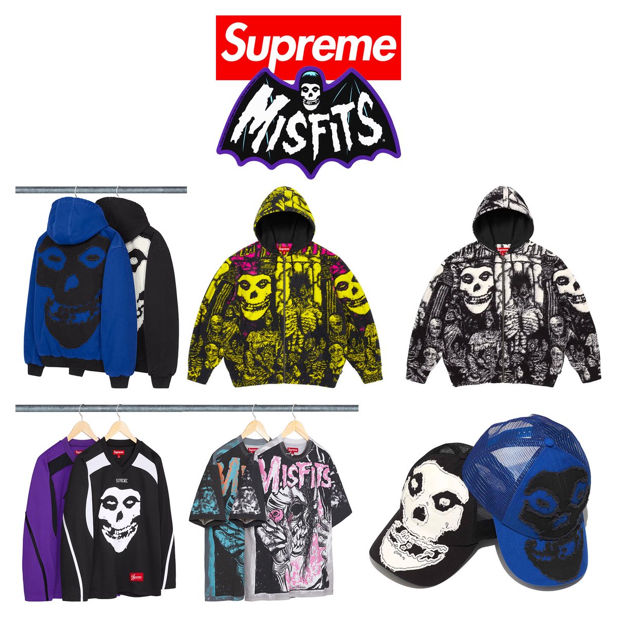SUPREME 2026 SS × Misfits コラボレーションが登場予定 (シュプリーム