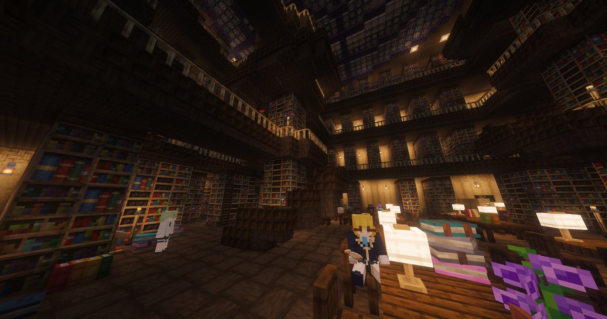 reaper_smp's tweet photo. The Moonveil Academy Library. A massive upgrade from what once stood beneath it…Some things are better left to be rebuilt and born again...😅📚✨ 

APPS OPEN: https://t.co/sn44uZhWwt 

#Minecraft #minecraftsmp #smpapplications #smp #minecraftserver #reapersmp https://t.co/tO6vu6yNs6