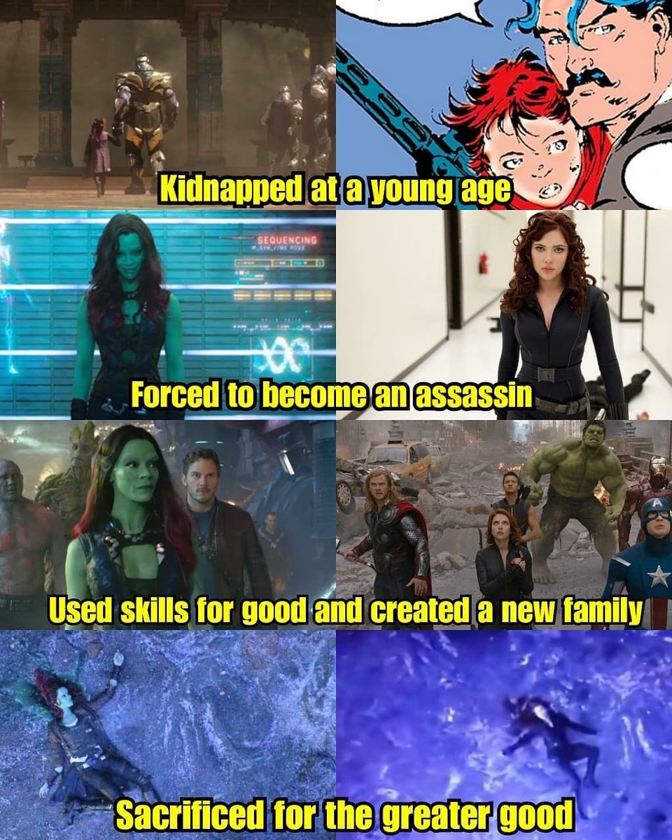 spectrumarvel's tweet photo. The parallels these two had is crazy https://t.co/n0jAQae3Jy