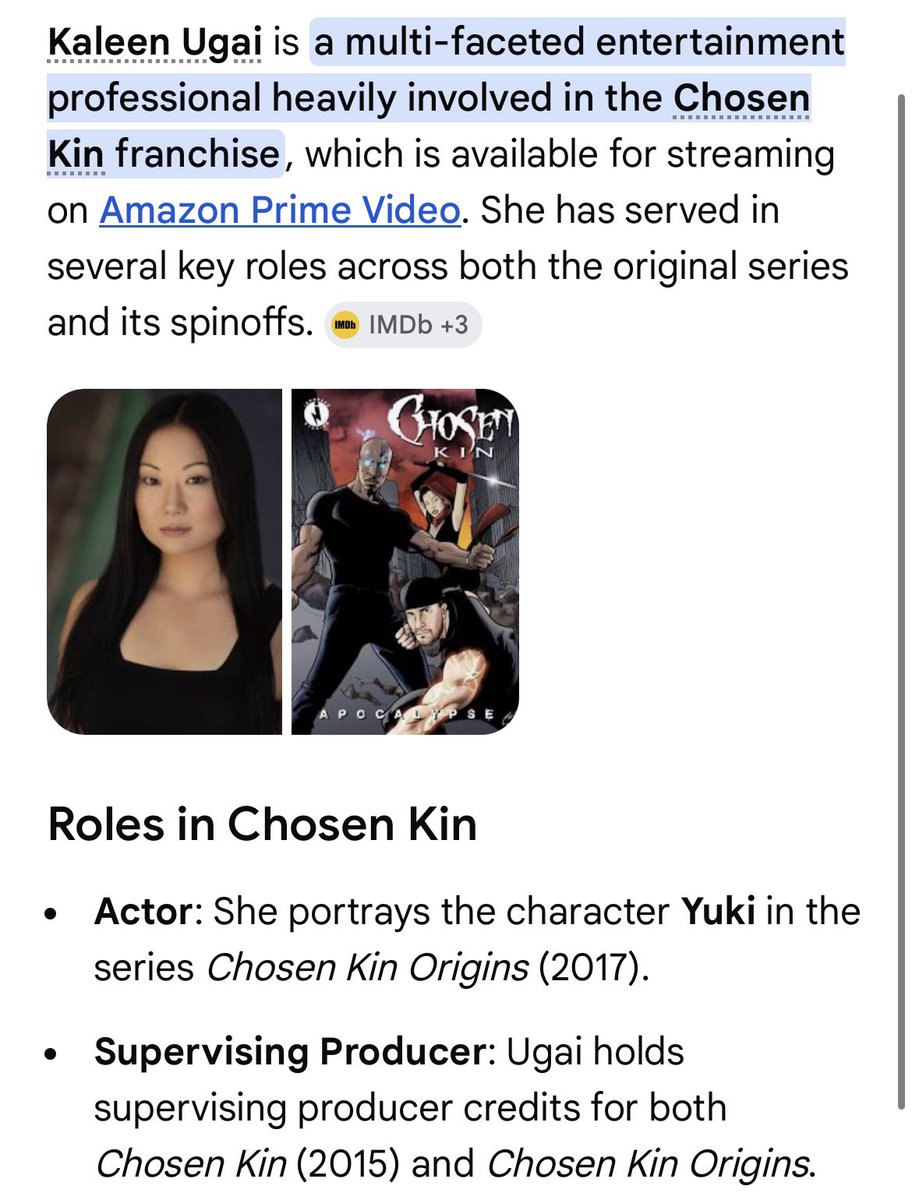 ugai35's tweet image. Thankful for this article on me and Chosen Kin which is on #AmazonPrime @PrimeVideo . I am very happy for my journey within my film career and hope to reach new levels soon. #ThankfulForWork