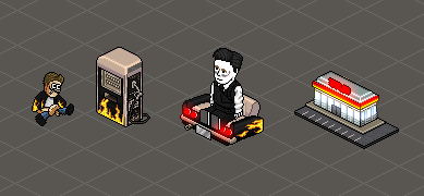My favorites, the Tuninng’s rares, made 4 <a href="/habblivein/">Habblive</a>. #habbo #pixelart #habboorigins 🔥🔥