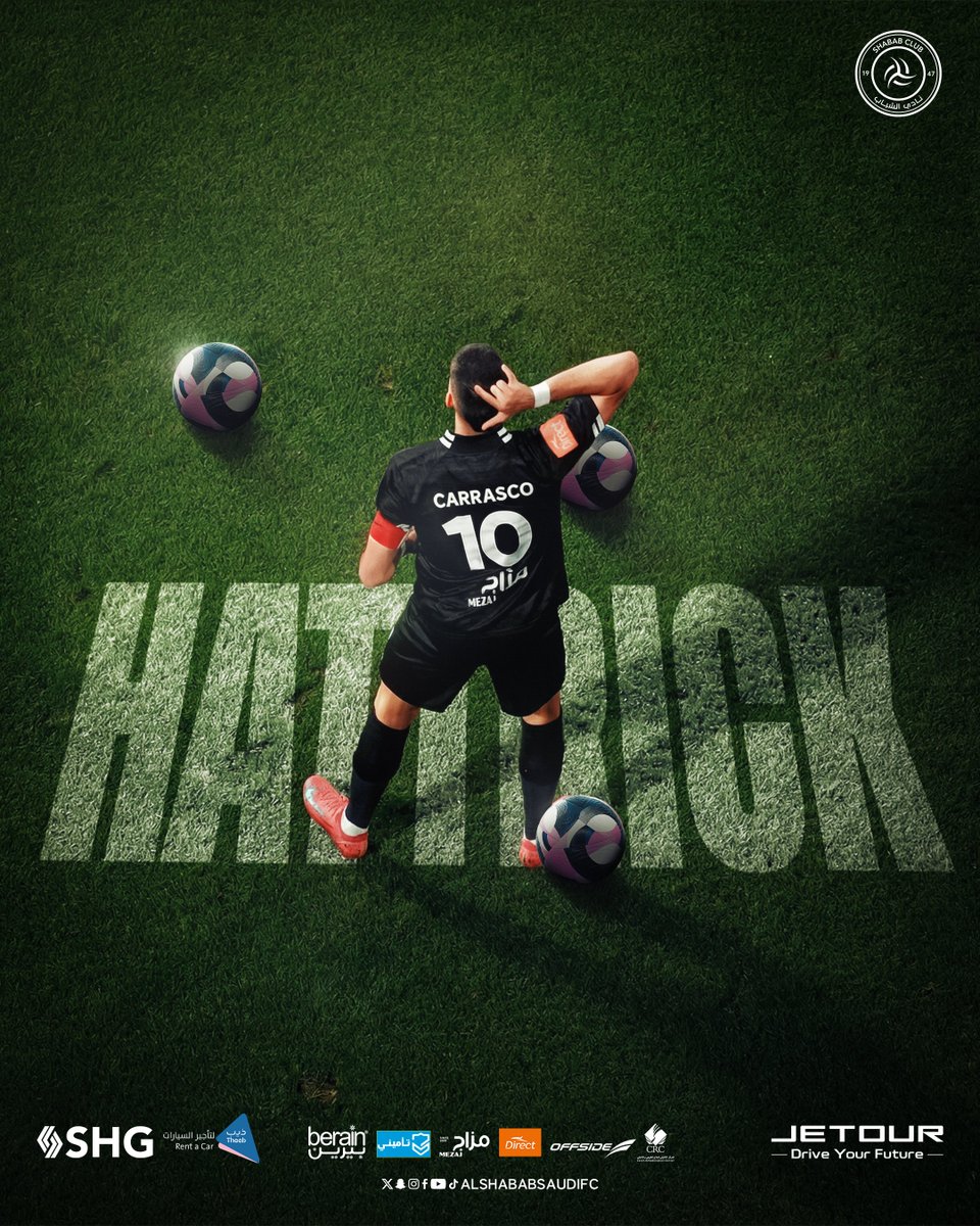 ٧ أيام. ٨ مساهمات. ٢ هاتريك. 🤘🏻
يانيك كاراسكو الأفضل بـلا شـك 👑