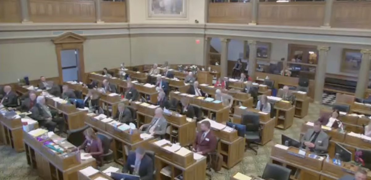 ReclaimTheNetHQ's tweet photo. 🚨 The Wyoming GRANITE Act just cleared the House, 46–12.

The GRANITE Act is America’s first explicit foreign censorship shield law. It protects Wyoming residents and businesses with a nexus in Wyoming from being punished by foreign governments trying to enforce their speech laws on US soil.

Now it heads to the Senate...