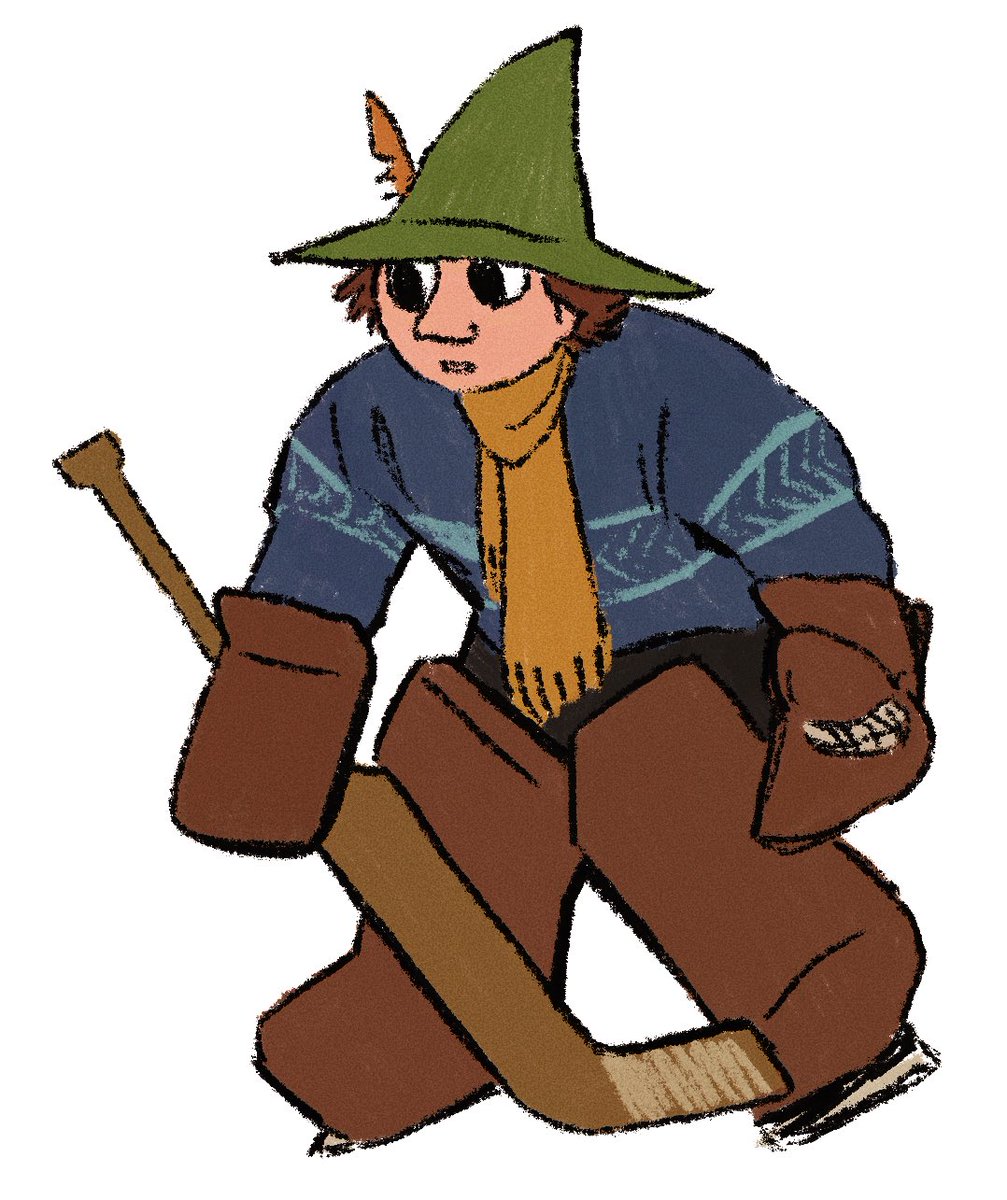 someone on tumblr said they thought snufkin would make a good goalie