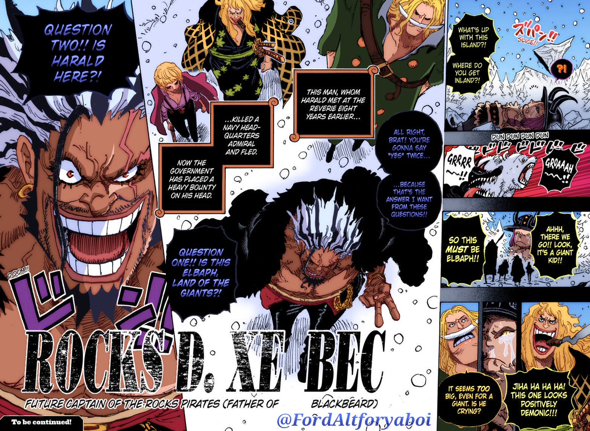 Rocks D. Xebec; OP Ch.1154 coloring #ONEPIECE #ワンピース