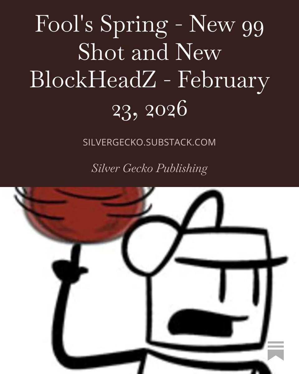 Check out the latest Silver Gecko Substack, featuring a new BlockHeadZ comic, a new short short, and a review of I CAN ONLY IMAGINE 2. silvergecko.substack.com
#BlockHeadZ #comic #art #humor #moviereview