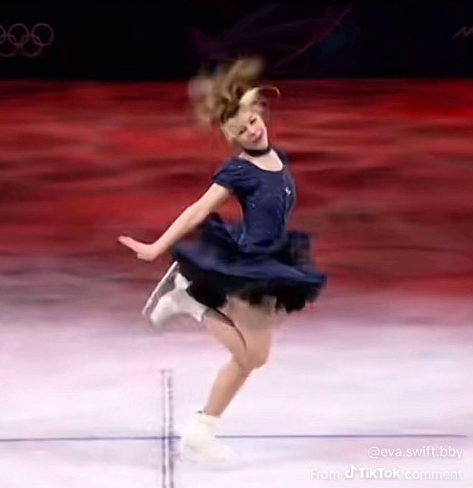 My entire personality now is just being obsessed with this part of her routine