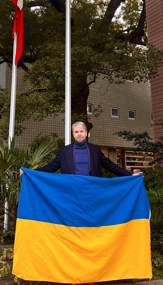 ロシアがウクライナに対する違法な侵略戦争を開始してから、本日で4年となります。
この4年間で、何千人もの罪なきウクライナ人々が命を奪われました。
デンマークはウクライナを支持しており、今後も揺るぎなく支持し続けます。
そして、日本の力強いご支援に感謝いたします。🇩🇰🇺🇦🇯🇵

<a href="/UKRinJPN/">在日ウクライナ大使館</a>