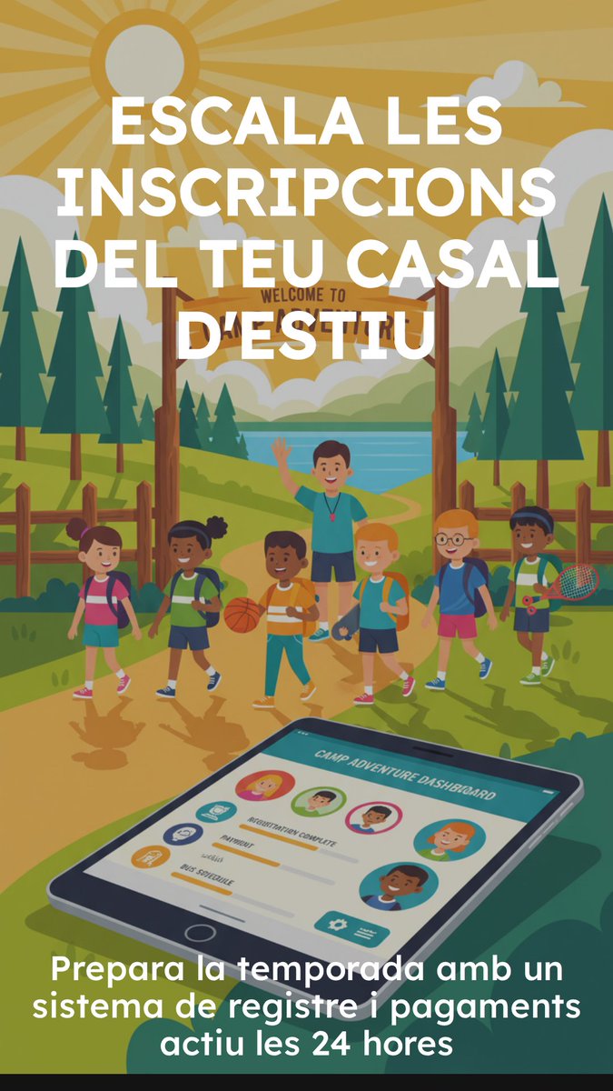 taabolo_enroll's tweet photo. Què guanyes amb Taabolo?
✅ Comoditat per a les famílies: Inscripcions des de qualsevol dispositiu.
✅ Control total: Tota la informació centralitzada
✅ Pagaments segurs: Gestió de quotes i automatització financera
✅ Més temps per a tu: Centra't en crear la millor experiència https://t.co/TKpd7t8cjF