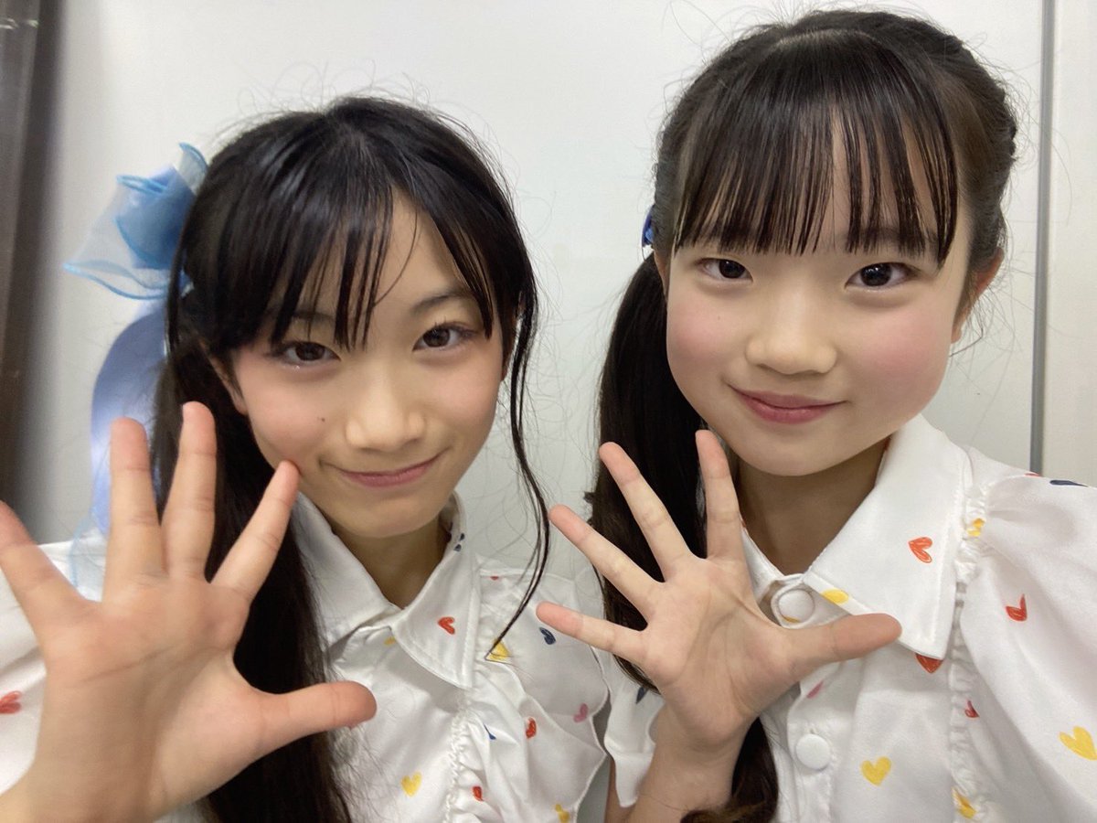 aira422_CHiCK's tweet image. みんなおはよう☀

この前のライブののちゃんと髪型お揃いだったー💙🩵

行ってきまーす♪
行ってらっしゃーい！

#CHiCKちゃん  #枝波あいら  #板花希音 ちゃん