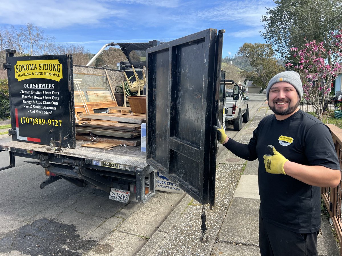 sonomastrong's tweet photo. 🚛 Local Family-Owned Junk Haulers You Can Trust! 

♻️ Serving Sonoma County since 2018
👨‍👩‍👦 Family-owned & community focused
📦 We donate & recycle whenever possible

Got junk taking up space? From furniture and appliances to full cleanouts — we make it easy and affordable!

✅ Fast service
✅ Free estimates
✅ No job too big or small

📞 Call or text 707-889-9727 today
👉 Support local. Clear your space. Feel good doing it. https://t.co/Ls7svyZyMC

#sonomacounty #SantaRosaCA #rohnertpark #windsor #healdsburg