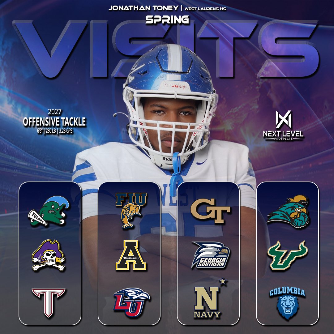 JToney_65's tweet image. Update Loading…🔥
#Grateful #Grinding #Growing

@StevenCarterNLP @bigka54 
@RecruitGeorgia @Rivals @On3 @TheUCReport @sixstarfootball @Ga_Gridiron @benjaminwolk @GAPrepVarsity @ChadSimmons_