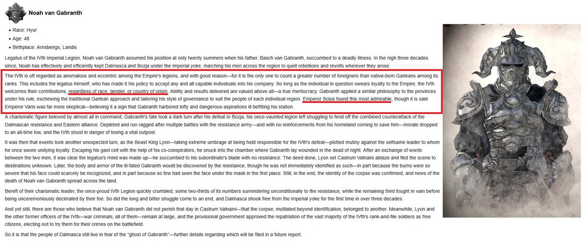 I am so #done with the slander towards Hades and the political discourses around his figure that are simply incorrect as per the game's own statements. The day people get into their skulls that 1) Varis is who turned Garlemald into a full militarist regime, 2) it was Amon who