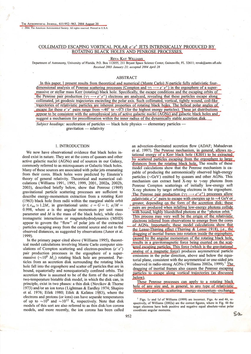RevaKayAstro's tweet photo. Happy Black History Month!😊My theoretical model calculations to extract energy-momentum from a rotating black hole were the first to successfully work out the Penrose mechanism using Einstein’s General Theory of Relativity. Importantly, my model also predicted observations of active galactic nuclei and has been confirmed by the Event Horizon Telescope observations. My model has also been confirmed by X-ray and gamma-ray observations of quasars 3C 273 and 3C 279. Give credit where credit is due, and give honor where honor is due.  

Please share.  

#BlackHistoryMonth #BlackHistoryMonth2026 #AmericanHistory #BlackTwitter #Astrophysicists #Astrophysics #Astronomy #BlackHistory #Quasars #QuasarScience #BlackHoles #BlacksInSTEM #GeneralRelativity #Science #KerrBlackHoles #RotatingBlackHoles #BlackScientists #SupermassiveBlackHoles #EventHorizonTelescope #ActiveGalacticNuclei #STEM #Scientists #PenroseProcess #PenroseMechanism #WomenScientists #BlackWomensHistory #WomensHistory #BlackCommunity #BlackRoleModels #BlackRoleModel #BlackAmericanHistory #BlackAmerican #BlackAmericans #AfricanAmericans #Plagiarism #AmericanHistory #PlagiarismIsACrime #TheftOfIntellectualProperty #rolandmartinunfiltered #BenCrump #WillieDLIVE @WillieDLive