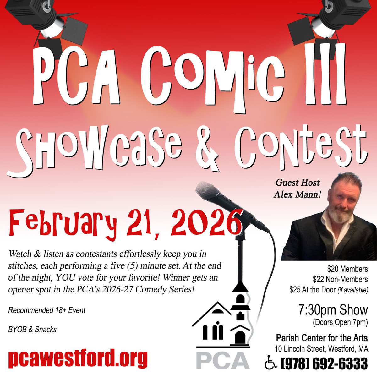 Parish Center for the Arts (PCA) (@pcawestford) on Twitter photo 