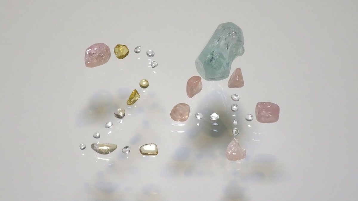 Sand_Therapy's tweet photo. aquamarine, citrine, morganite, etc. https://t.co/5bpyQUsXic