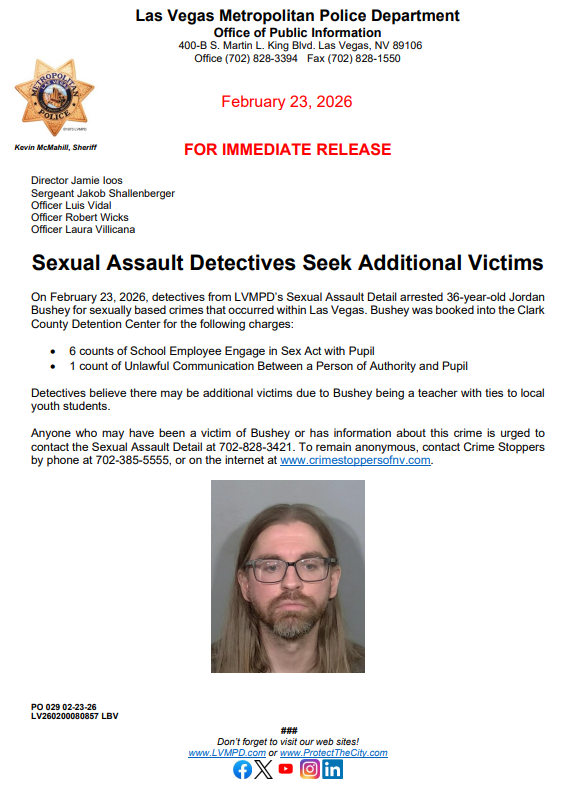 LVMPD press release graphic