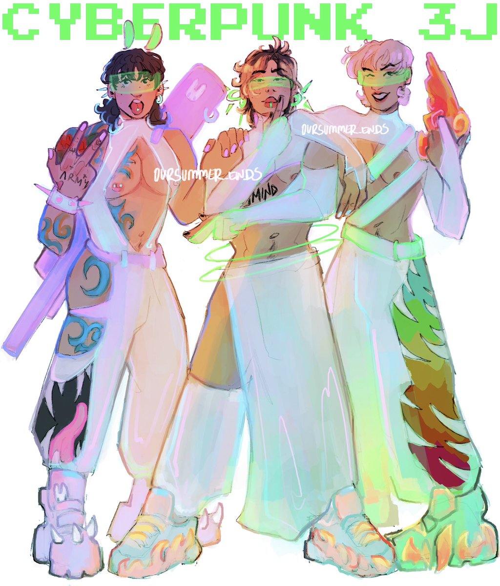 ⚡️💚cyberpunk 3J💚⚡️