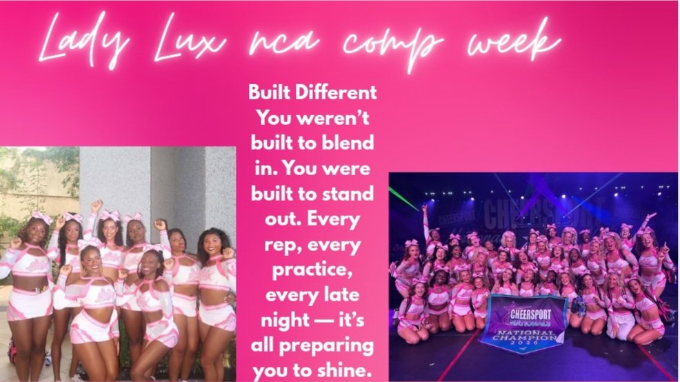 haley17207's tweet photo. Bringing positivity to @cealadylux all week long for #ladyluxncaweek 
I've become a huge fan of them &amp; they deserve it.  🩷 https://t.co/m5IVK3I605