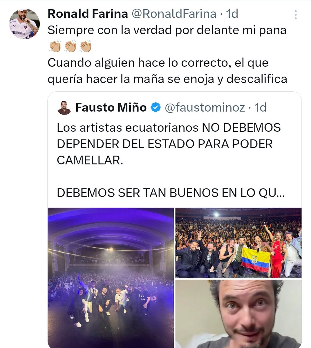 horizontelejan's tweet photo. El primer idiota es habitual contratista del ESTADO. 
El segundo idiota es empleado de un canal del ESTADO.
Ambos idiotas "ODIAN" al ESTADO. https://t.co/mwMy6qt4ne