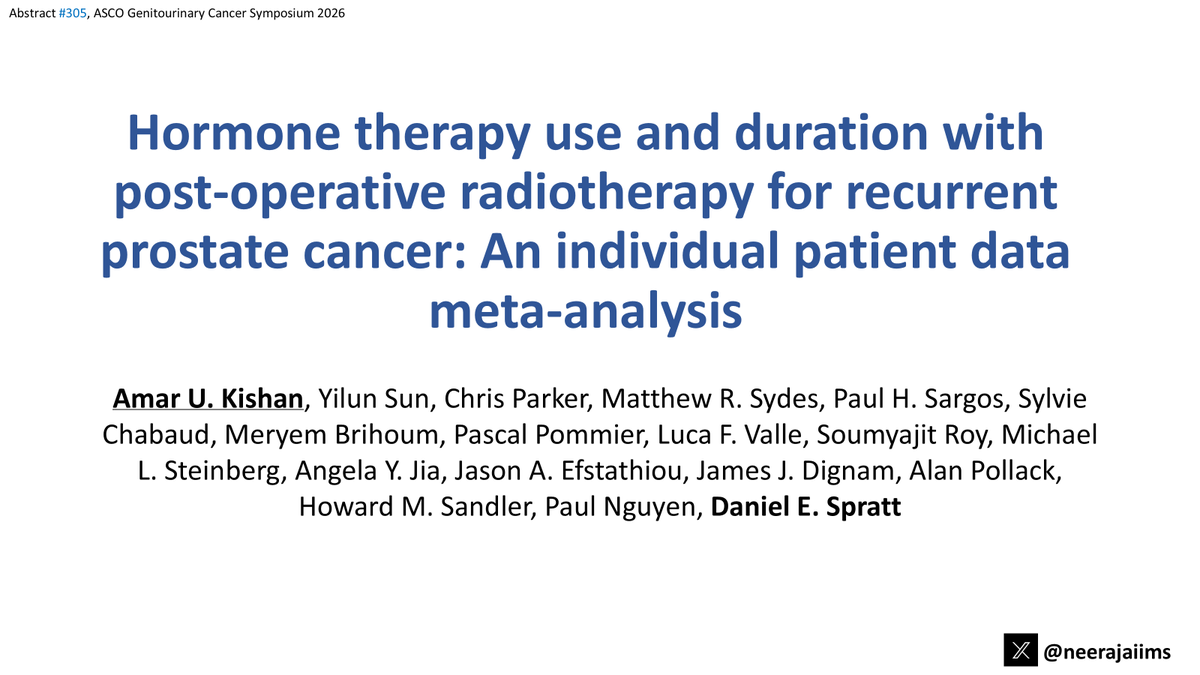 Neeraj Agarwal, MD, FASCO tweet media