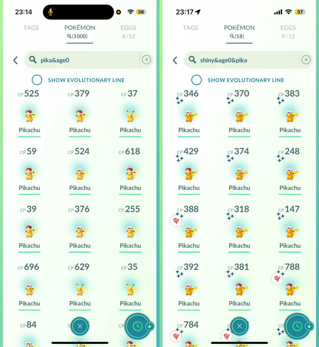 This is why the Road to Kalos Tour is insane!! 🥰🥰

1,000 Pikachu caught today! I’m exhausted, but totally worth it.
Can't wait to re-roll for my missing (s)hundos! 🤞

#PokemonGO