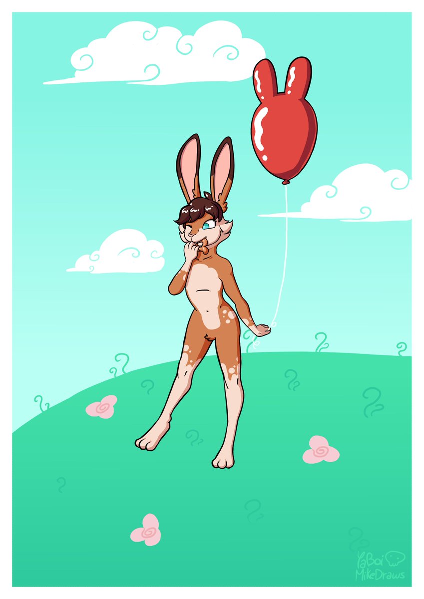 cellshaded c0mm. Balloons and tasty treat 🥨
#furry #furryartwork