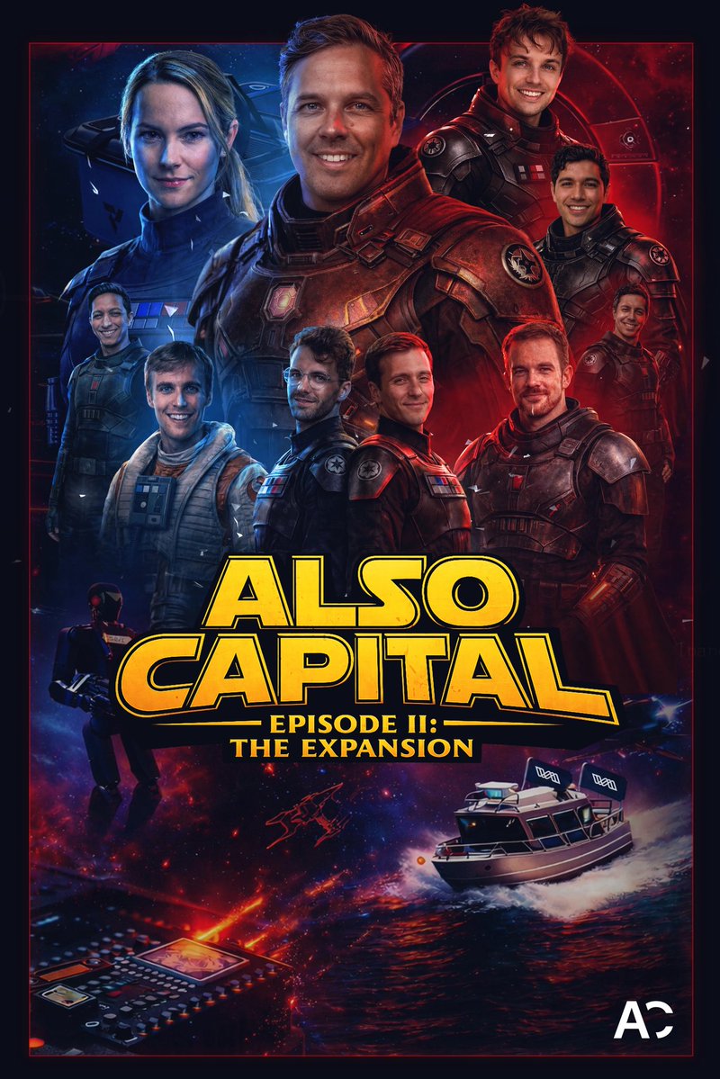 We’re back with round 2! 

Announcing <a href="/CapitalAlso/">Also Capital</a>’s second fund, $50M to catalyze founders solving hard problems 

Was a ton of fun breaking the news with <a href="/tbpn/">TBPN</a> <a href="/jordihays/">Jordi Hays</a> <a href="/johncoogan/">John Coogan</a> 🙏

We’ll share more detail tomorrow, but for now we made this graphic to celebrate 🚀