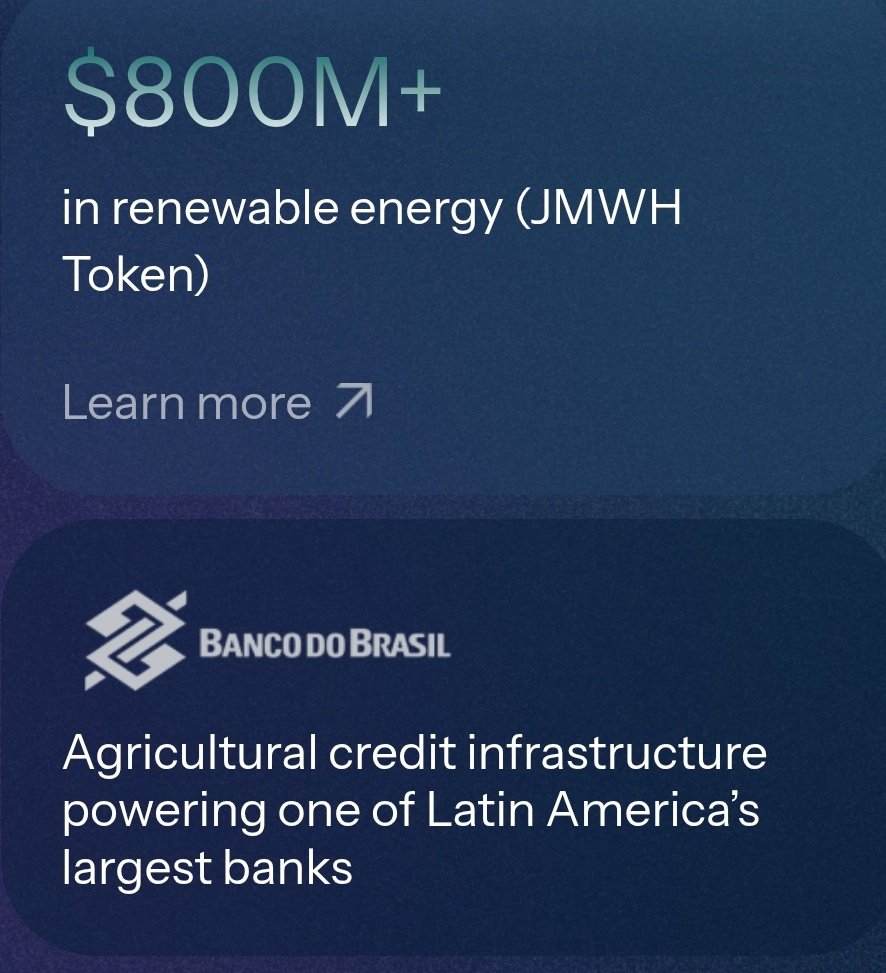 Very Interesting...

Scanning through rwaxyz, and i see JustToken (#JMWH) pop up on the XRPL above RLUSD as the single largest asset on the $XRP Ledger 👀 representing $861M in tokenized ENERGY (each token = 1 MWh from contracts tied to green renewable sources via Argentina's