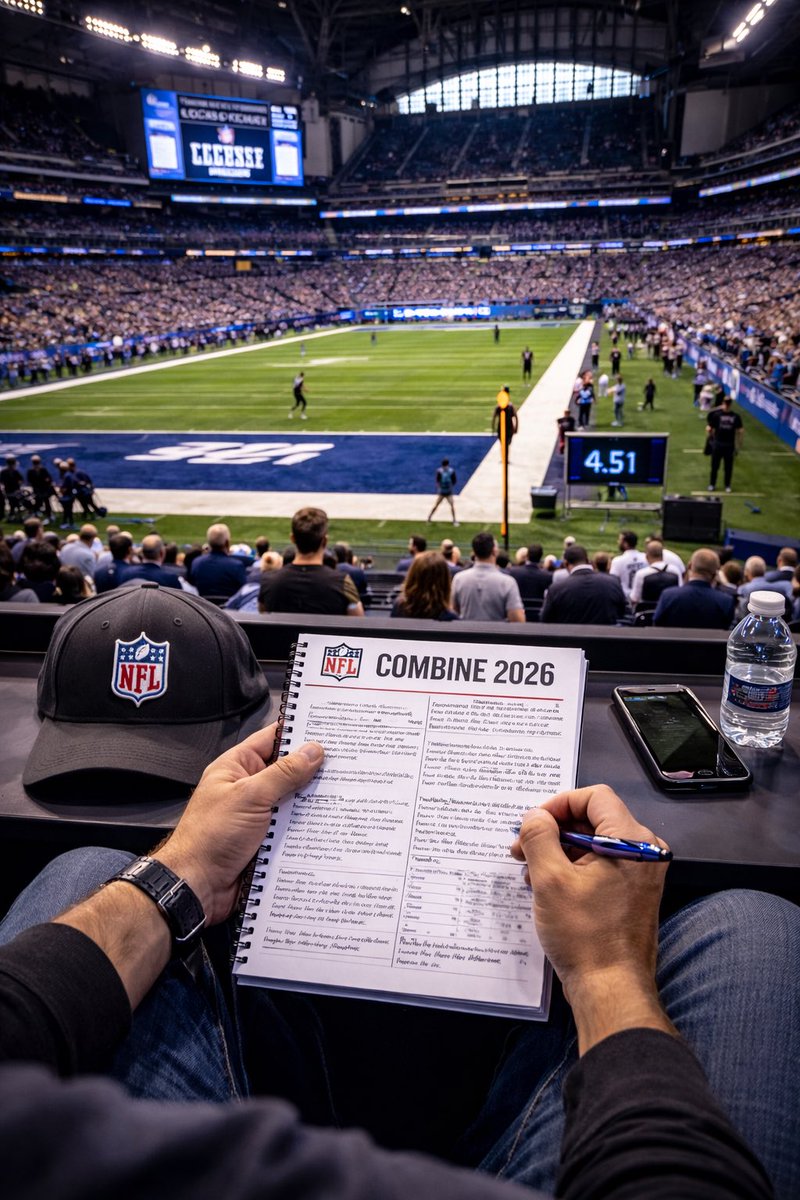 proscoutmaster1's tweet photo. Best time of the year where all the best scouts come to make a name for themselves. Where I got my early starts that allowed me to be a 3x NFL Pro Personnel of the year nominee. Hopefully see some familiar faces there!!

#NFLCombine 

@firstroundmock @candyman7171 https://t.co/qDYi55rZeP