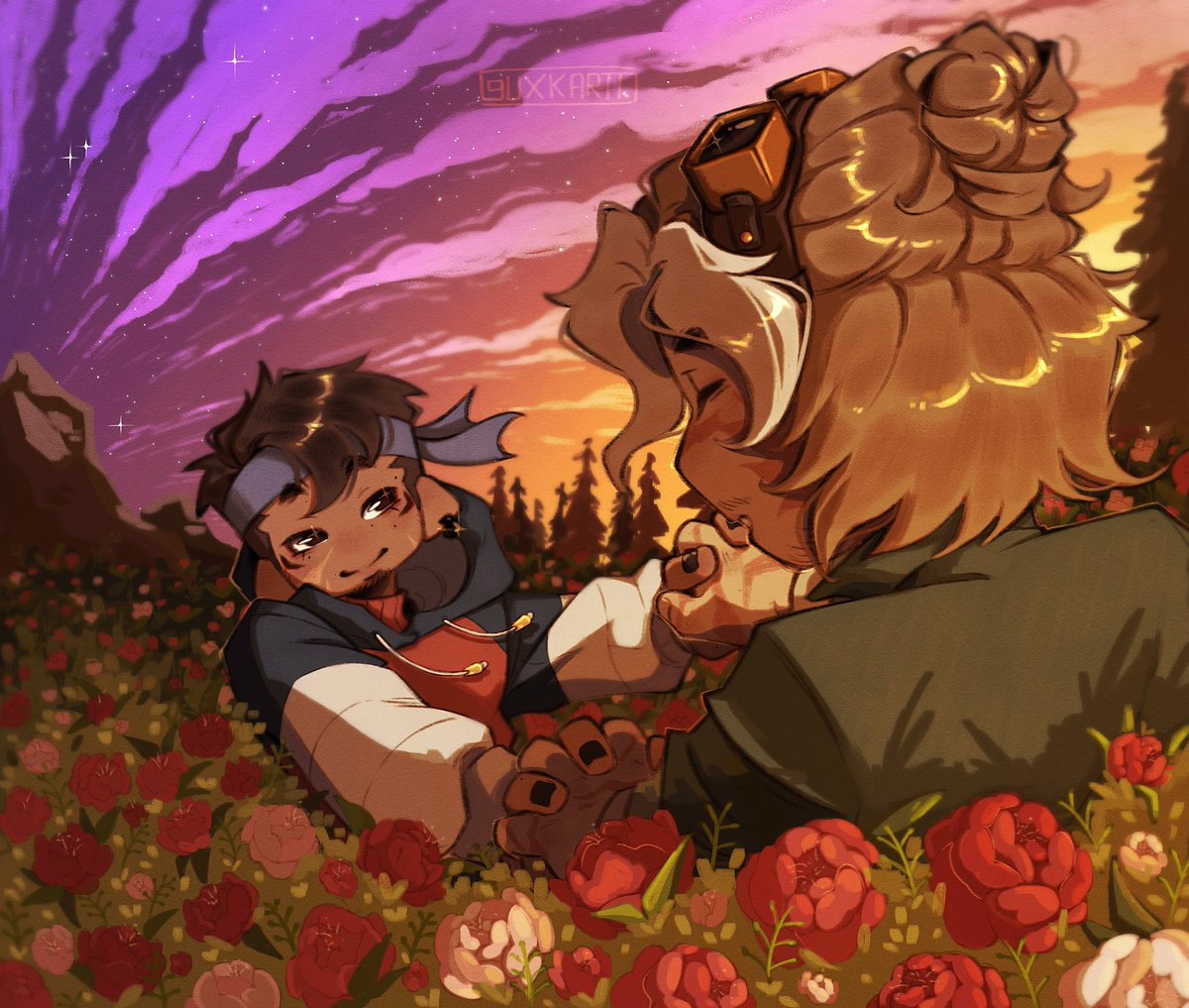 The artist.                        The art.