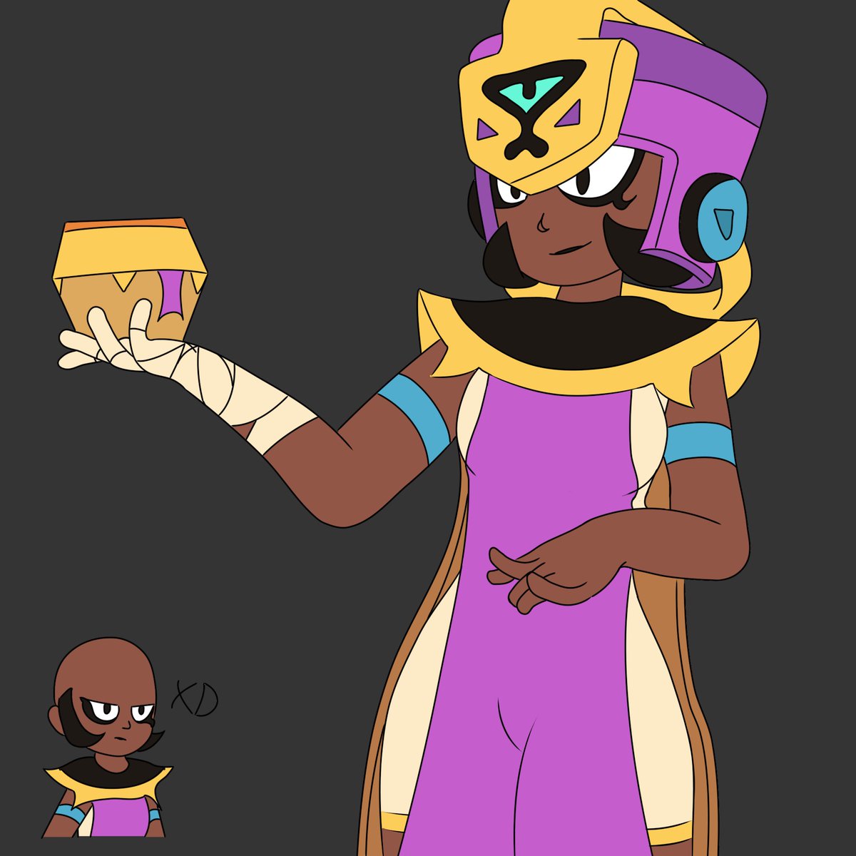 no me salio bien la anatomia la verdad-
#BrawlStars #BrawlStarsNajia #fanart