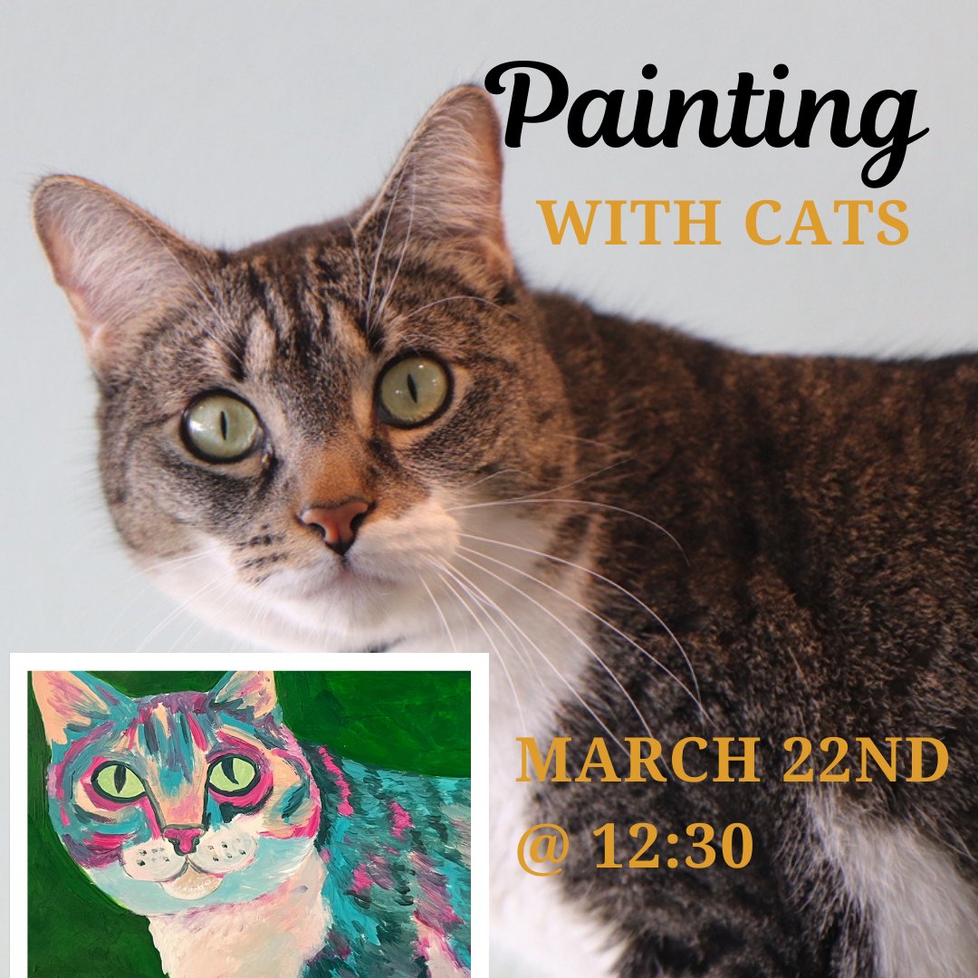 Inaya is Adoption 1054❤️ Inaya Papaya found herself a loving family❤️E
Crystal Wreden Art was inspired by Inaya😻 We’ll be painting Inaya’s portrait in our 3/22 Painting Class🎨Make more adoptions possible by donating at elgatocharities.org/get-involved

#adopted #cats #meow #houston