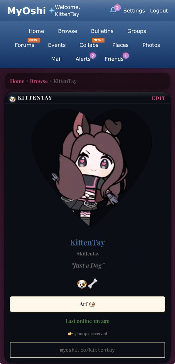 FRIEND ME 🥹💞 

Ah! I love this lil site!

myoshi.co/kittentay