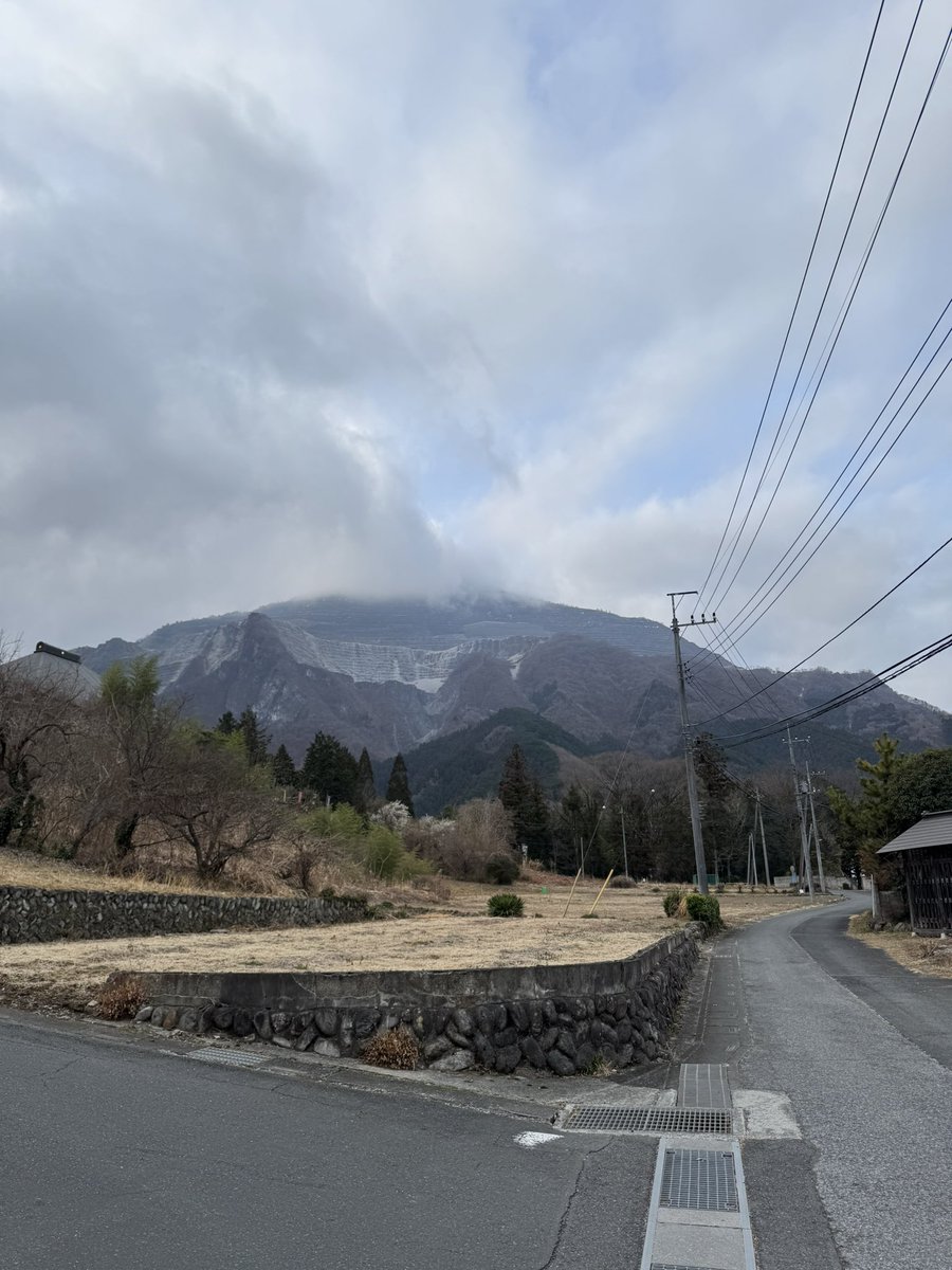 本日の武甲山