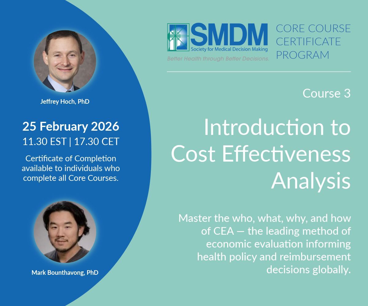 Society for Medical Decision Making (SMDM) tweet media