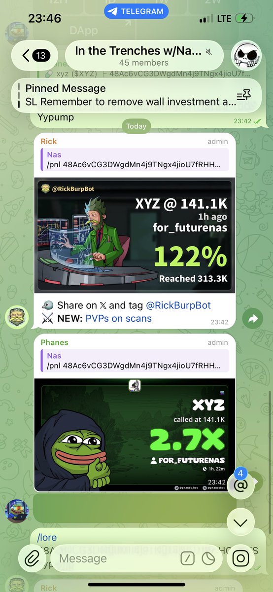 for_futurenas's tweet image. 2.7X 🔥 GAINS ON CRYPTO RN?😱💥  
 $XYZ boutta make u RICH 🚀  

48Ac6vCG3DWgdMn4j9TNgx4jioU7fRHHC788jSYypump

Banks HATE this trick 😤  
They’ll NEVER leak this sauce  

Only in my PRIVATE grp 🔥  
Unlimited early alpha calls DAILY  

DM ME NOW b4 spots close!! ⏰