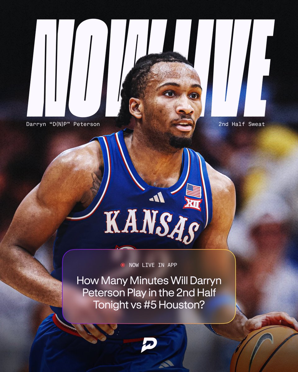 Darryn Peterson is so ready for the league, he’s already mastered the art of load management 😤

After weeks of 2nd half no-shows, it’s your time to cash in on "D(N)P" sitting out

Head to the Explore tab and go to the Free2Play banner. Pick how many minutes Peterson will play in